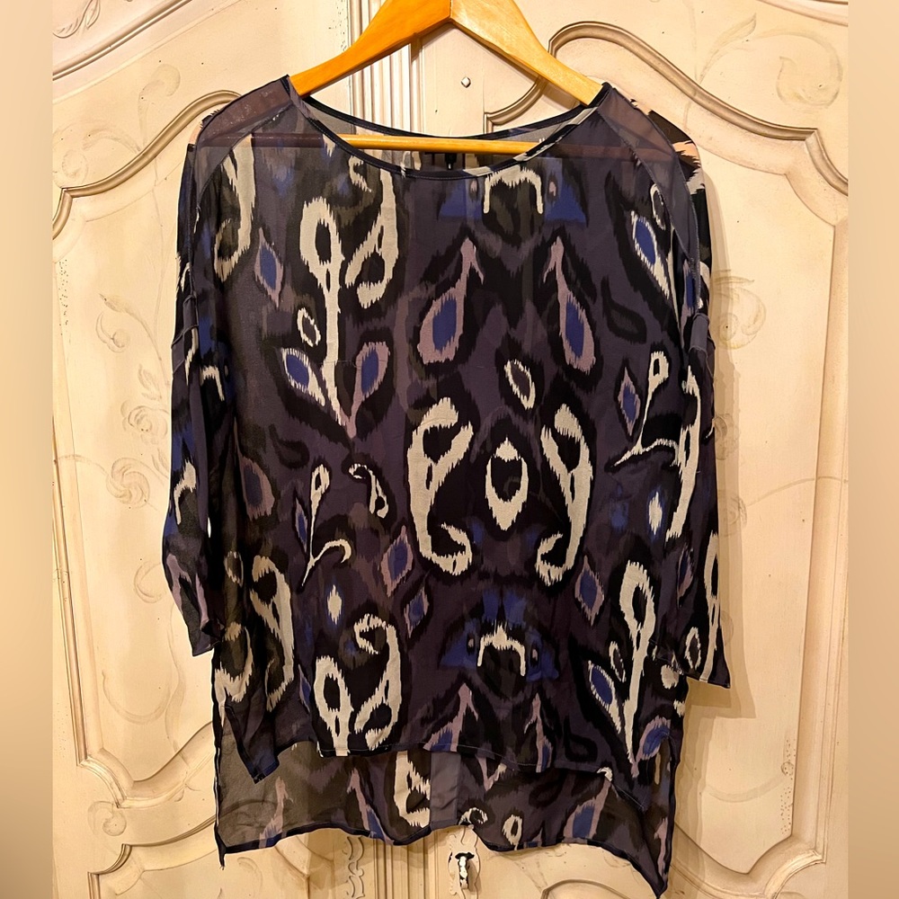 Rag & Bone….Printed sheer blouse from Rag & Bone